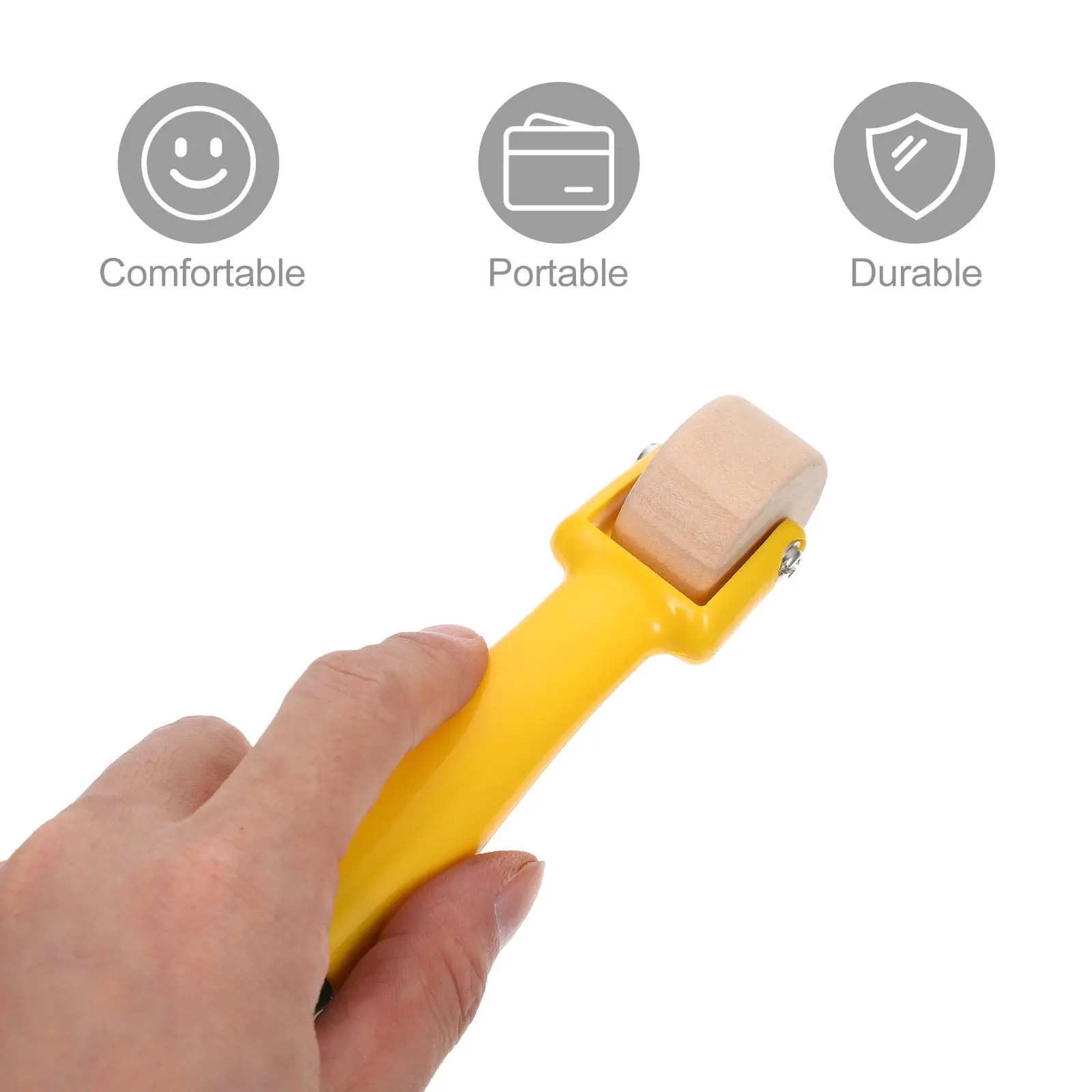Professional Wallpaper Seam Roller Smooth Flat Seams Fast Efficient Wall Covering Installation DIY Sticker Smoothing Hand
