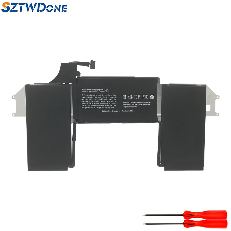 SZTWDONE A1965 Новый аккумулятор для ноутбука APPLE MacBook Air 13 дюймов A1932 2018 2019 11,40 в 4379 мАч Macbook Air 13 дюймов A2179 2020 ранний