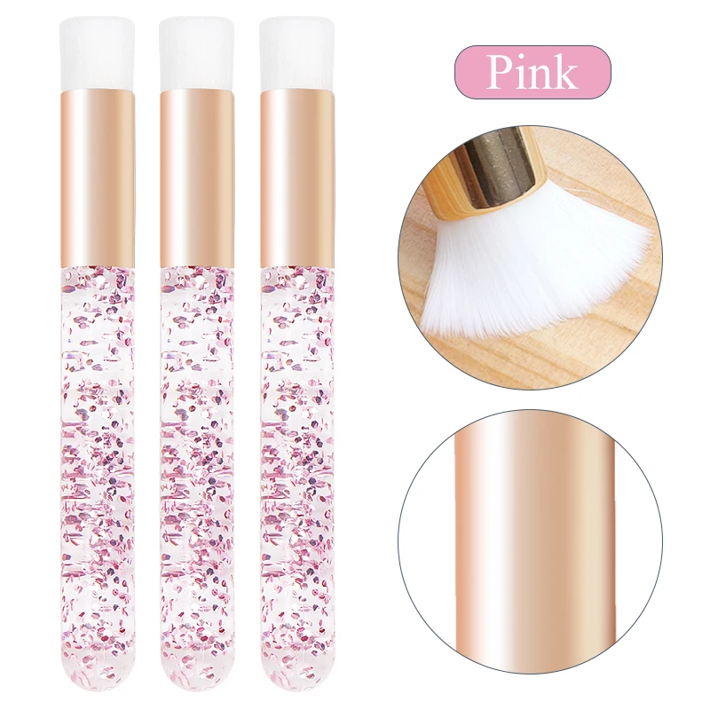 5 pinceles de limpieza para pestañas, aplicador de extensiones de pestañas, microcepillo de cristal, cepillo de maquillaje para lavar y limpiar cejas y pestañas