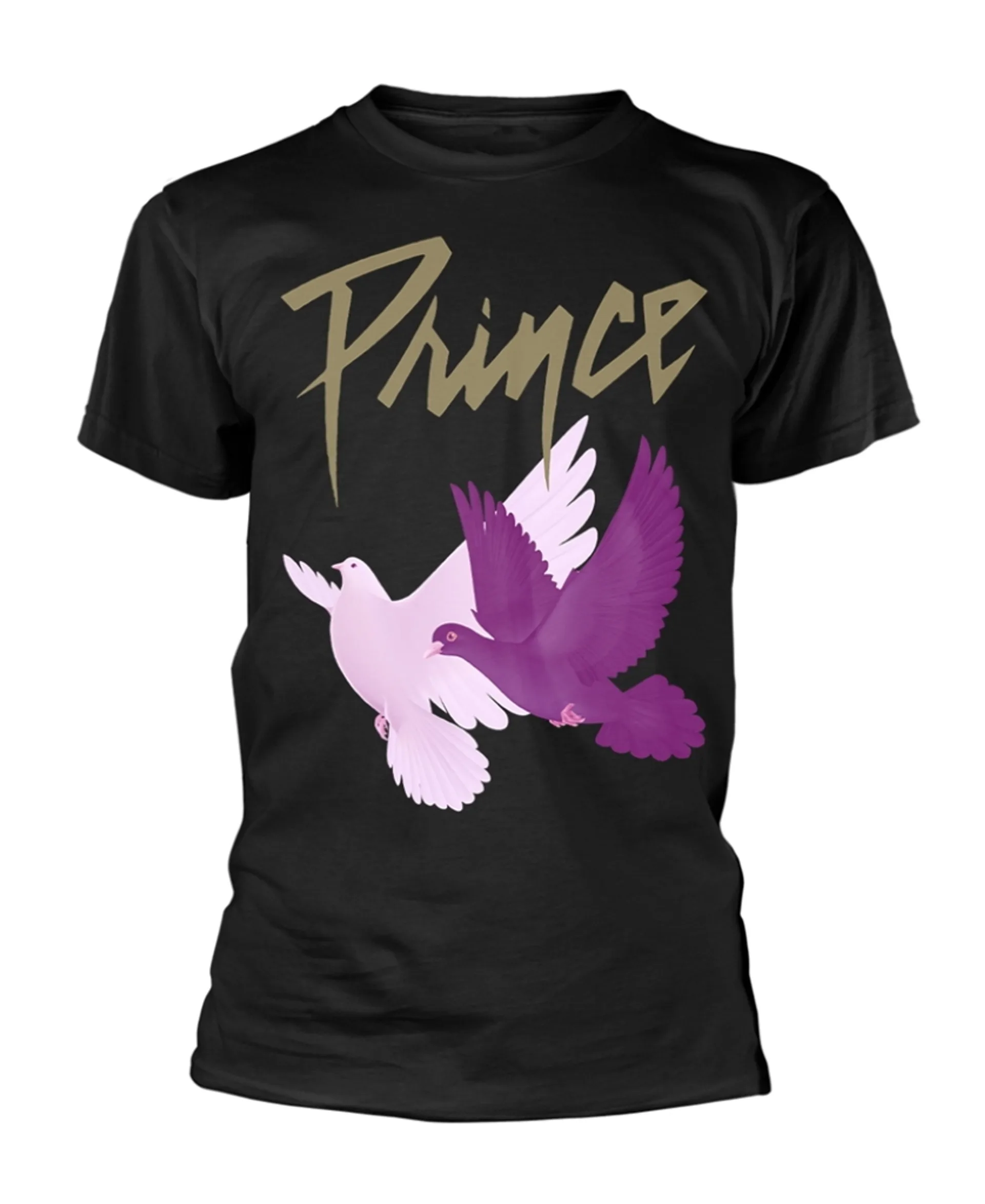 

Prince Purple Doves T-Shirt Men Women Cotton Tee Short Sleeve Retro Hip Hop Rock Band Brand Tops Summer Men's T-shirt Streetwear