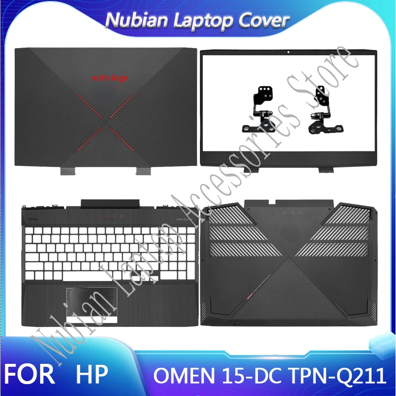 New For HP Omen 15-DC 15-dc1055TX/DC0013TX 15-DC1060TX  TPN-Q211 Laptop LCD Back Cover Front Bezel Palmrest Keyboard Bottom Case