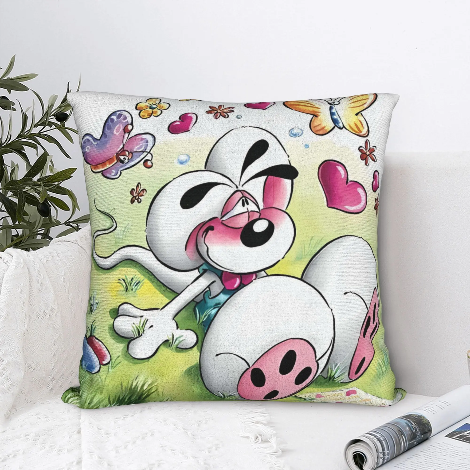 

Diddl Cartoon Dog Pillow Cover Novelty Pillow Case For Chair Sofa Home Decor Design Pillowcases Birthday Present