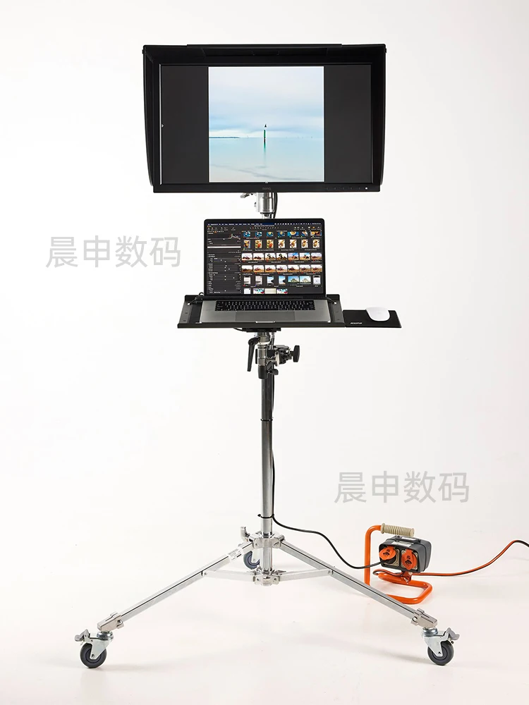 

Display bracket studio shooting photos Browse display tray mobile computer TV studio online shooting workbench monitor director