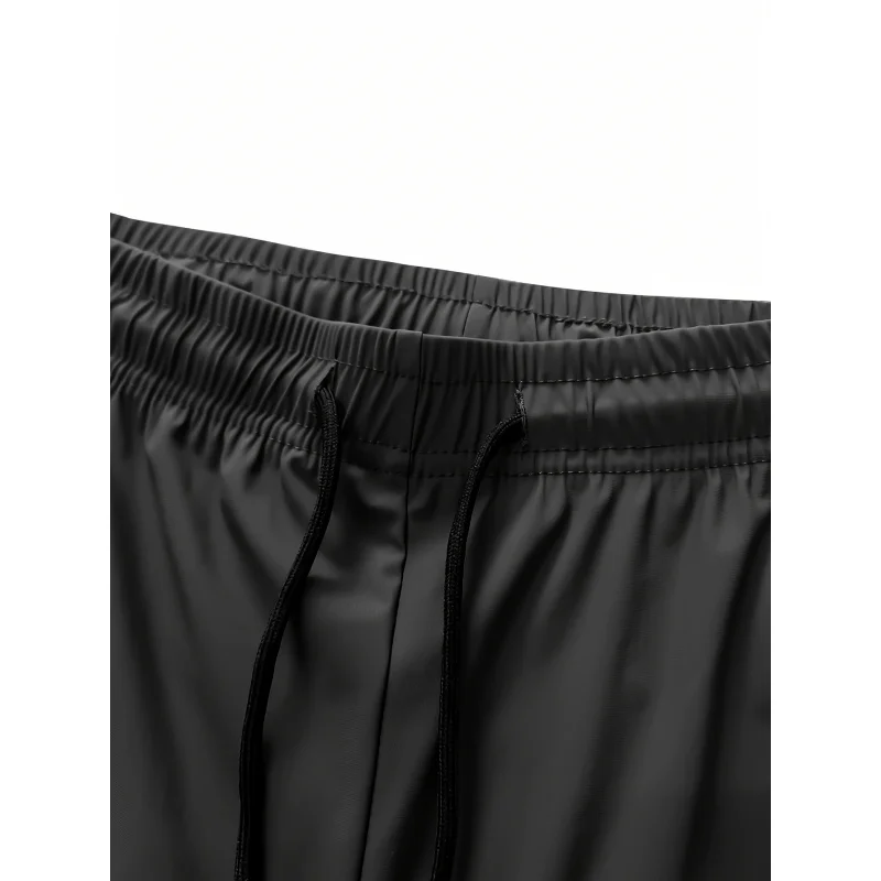 Man Baggy Pants Men's Ice Silk Trousers Running Fitness Football Summer Gift New Fishing Jogger Jogging Tracksuit Black Joggers image 5