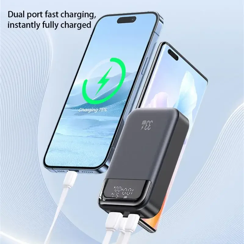 

Mini Power Bank 10000mAh 33W PD Fast Charging Powerbank Portable External Battery Phone Charger for iPhone Xiaomi Samsung 2025