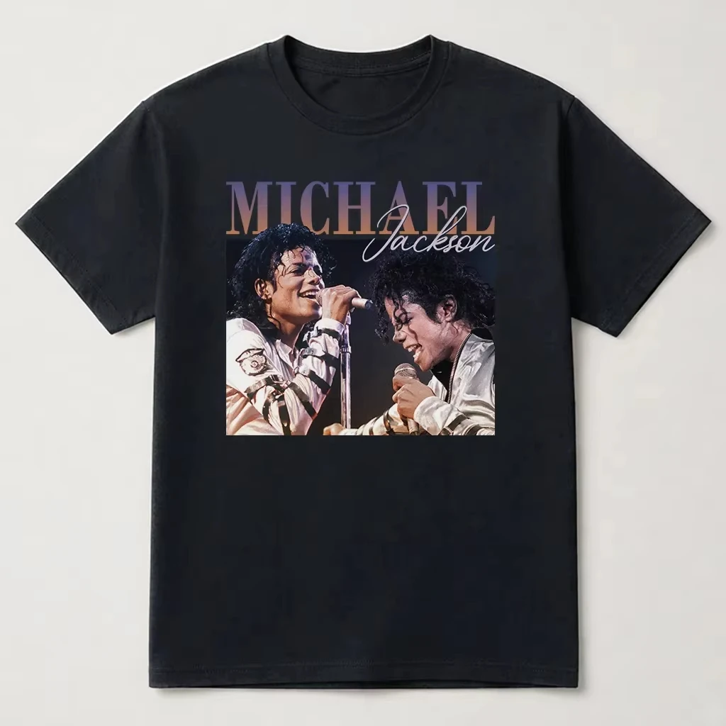 2026 Michael Jackson MJ Classic Graphic Women Men's T-Shirt Unisex O-Neck Short Sleeve Y2k Popular Fashion New Tee