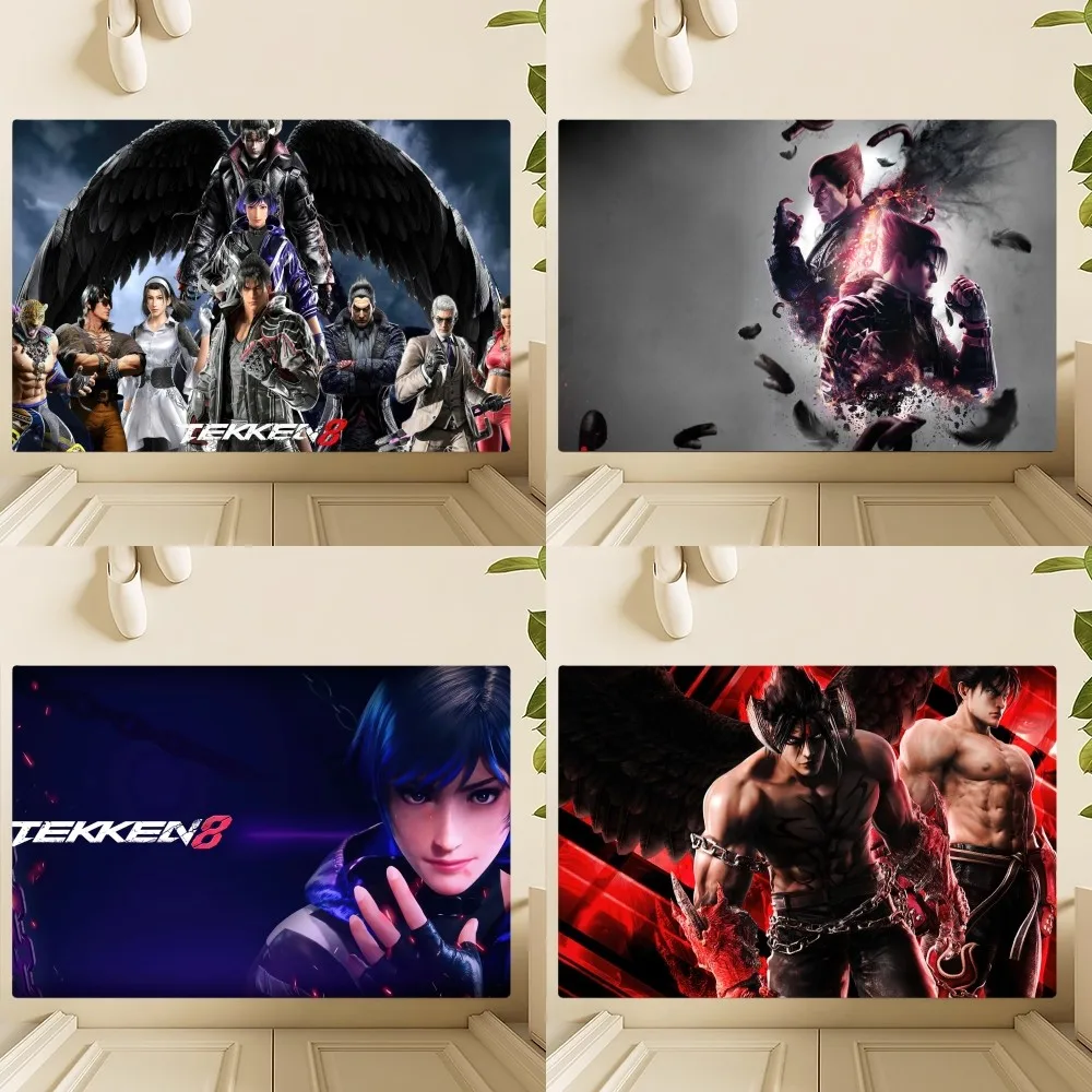 Game Tekken 8 Cool Floor Mat Bedroom Kitchen Door Bath House Super Absorbent Foot Non-slip