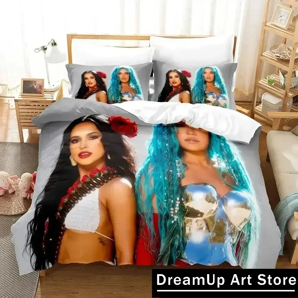 3D Print Singer Becky G Bedding Set Boys Girls Twin Queen King Size Duvet Cover Pillowcase Bed boys Adult Home Textileextile