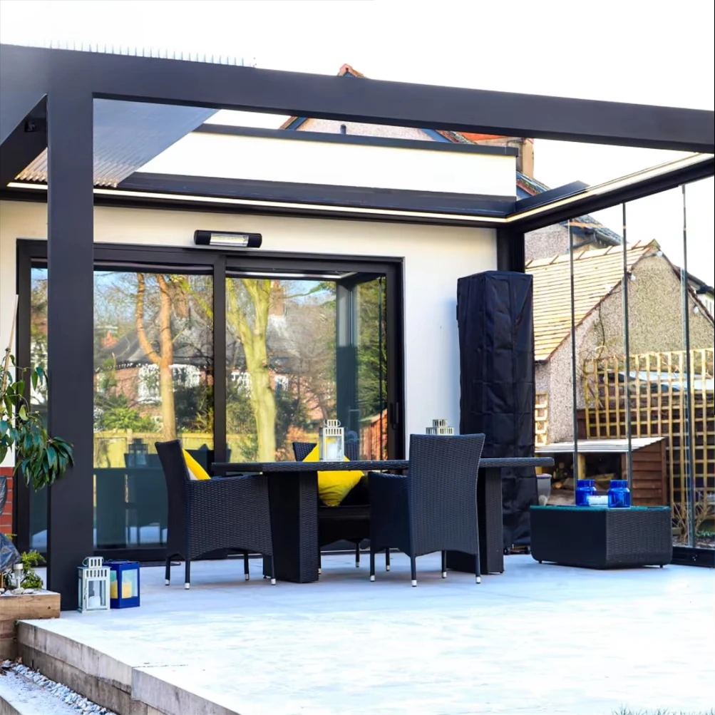 

6x3 4x6 5x6 жалюзи навес для крыши беседка алюминиевая выдвижная беседка для сада