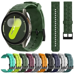 Correas de silicona para Samsung Galaxy Watch 7/7LTE/5/6, 20/22mm, 40mm, 44mm, pulsera deportiva 5 Pro 4 6 Classic de 43/47mm