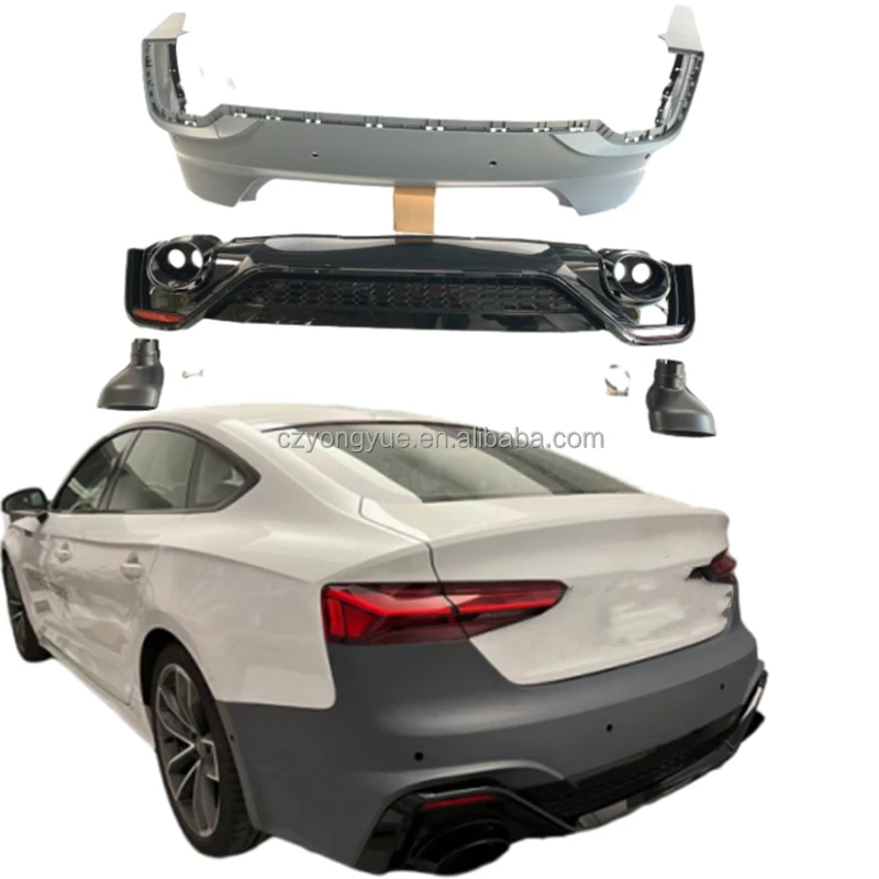 

Dream Garage Car Bumpers Accessories RS5 Style Rear Bumper For A5 2020 2021 2022 2023