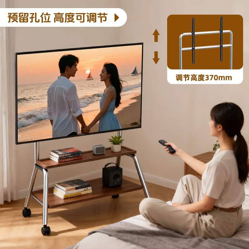 

Mobile Stand LCD Floor Type Pulley Shelf Inch