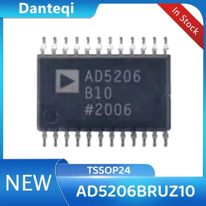 2PCS~10PCS/LOT AD5206BRUZ10 AD5206B10 AD5206 AD5206BRU10 TSSOP24 Chipset