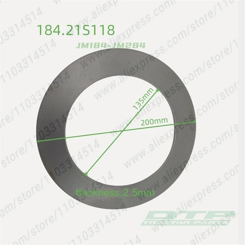 Jm184シリーズトラクター用クラッチスプリング、8インチデュアルステージクラッチ、jm18、184.21s.118、jinmaトラクターパーツ