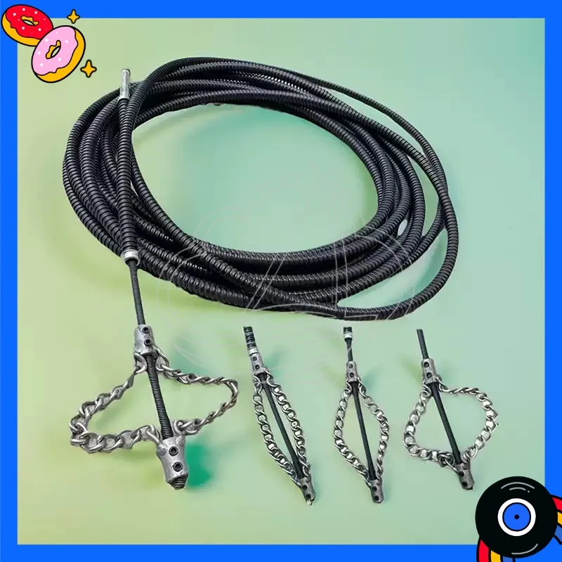 

Heavy Duty Spring Sewer Dredger, Electric Pipe Cleaning Tool for Drain Clog & Oil Removal