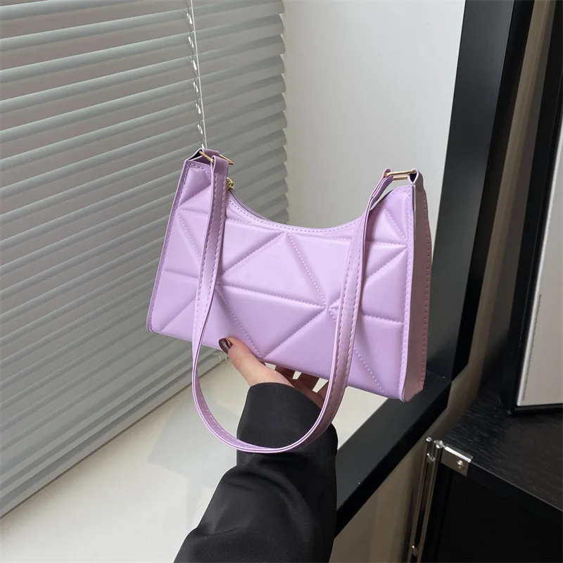 

2025 Summer Embossed Shoulder Bag Womens Textured Office Tote Minimalist Underarm Crossbody Purse for Work Casual