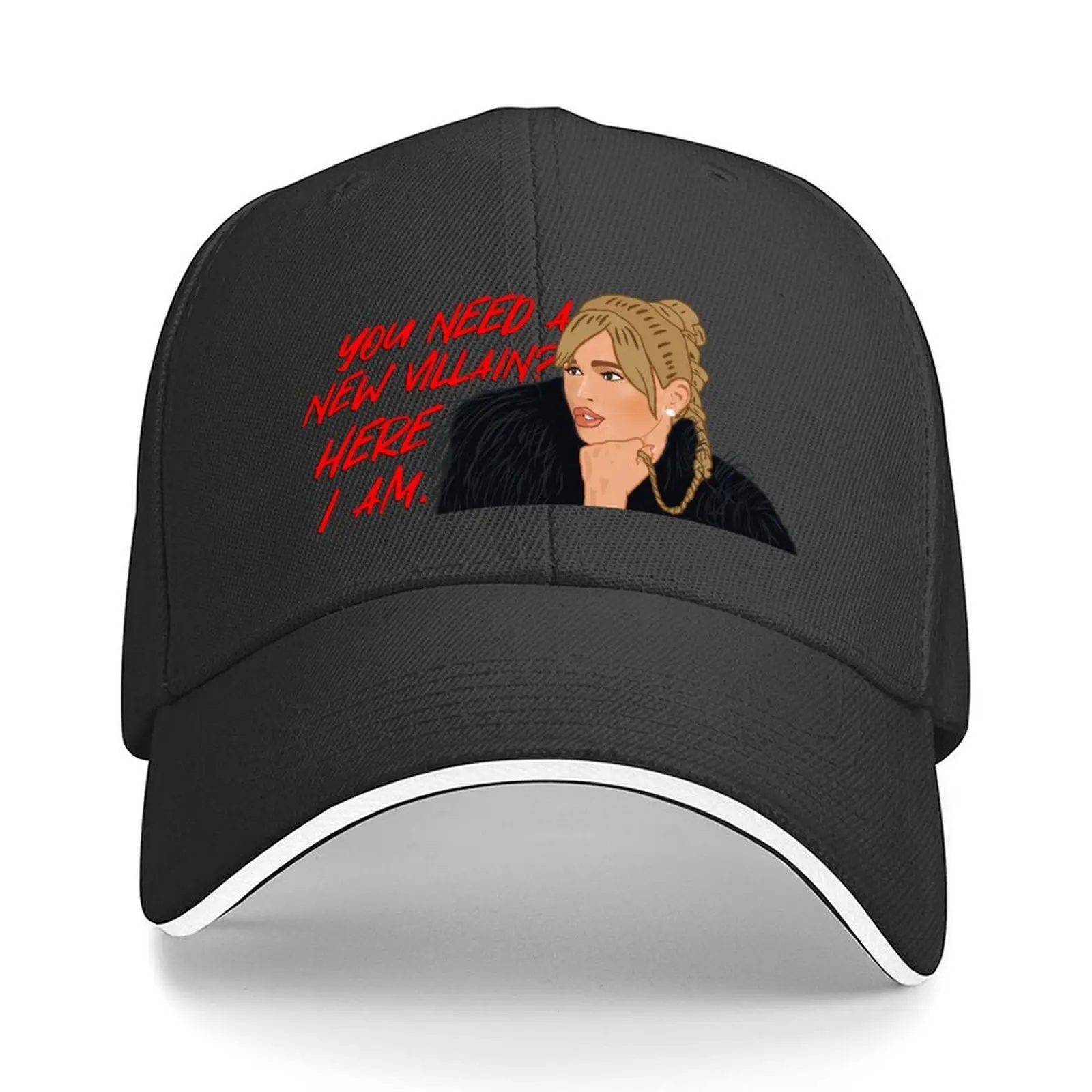 

Diana Jenkins The Real Housewives of Beverly Hills You Need A New Villain Here I Am Baseball Cap |-F-| Men's Luxury Women's