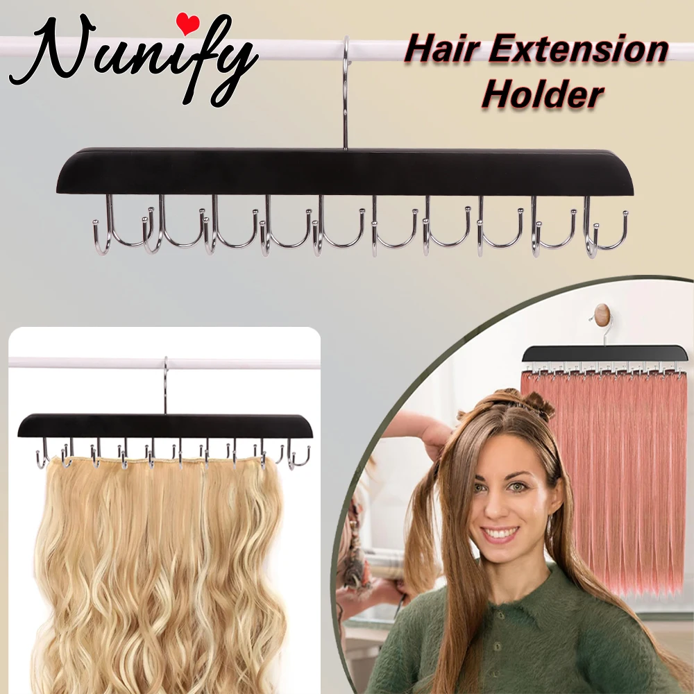 

Portable Hair Extension Hanger Stand Holder For Home Salon Barber Use Hair Welf Bundle Storage Hanger Hair Styling Coloring Tool