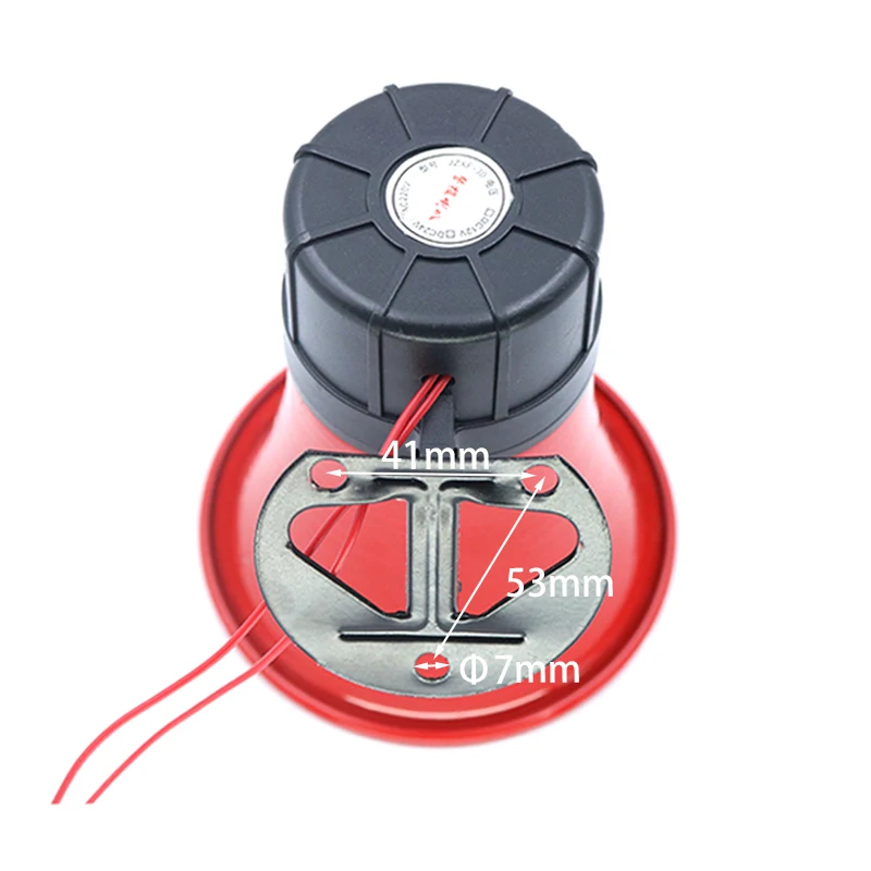 Industrial Alarm Horn 120dB High Power 30W, 12V/24V/220V Metal Security Siren for Anti-Theft Systems Factories Warehouses