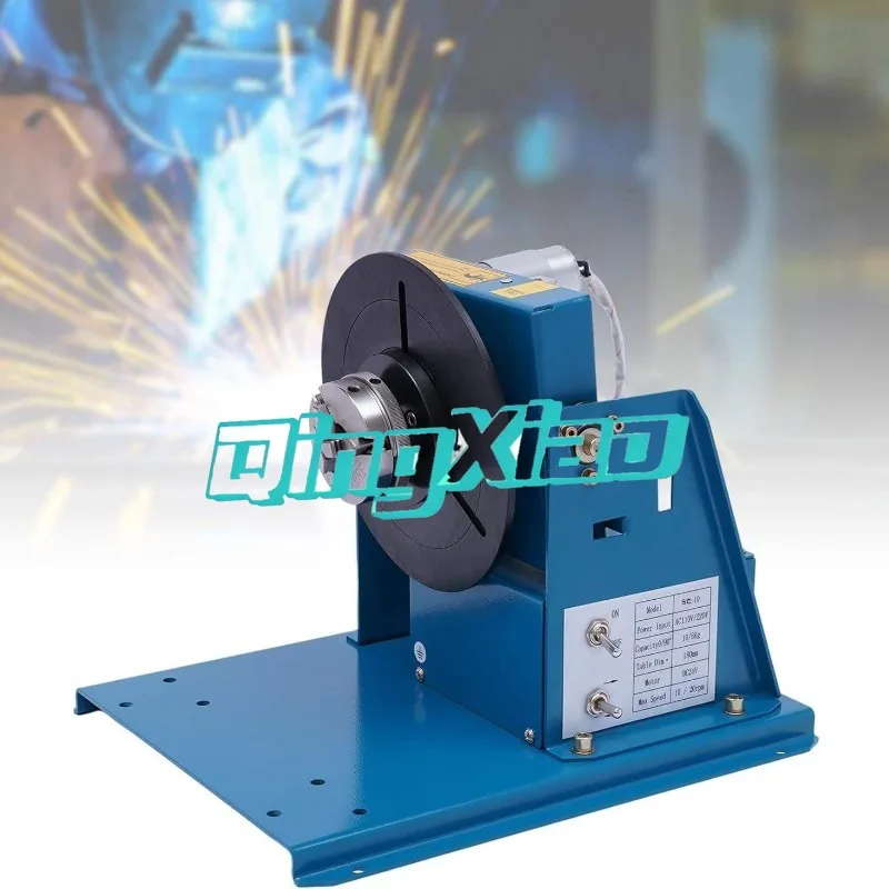 CNC Touch Screen Welding Positioner Small Rotary Table Automatic Argon Arc Welding Rotating Workbench For Pipe Flange Girth Weld