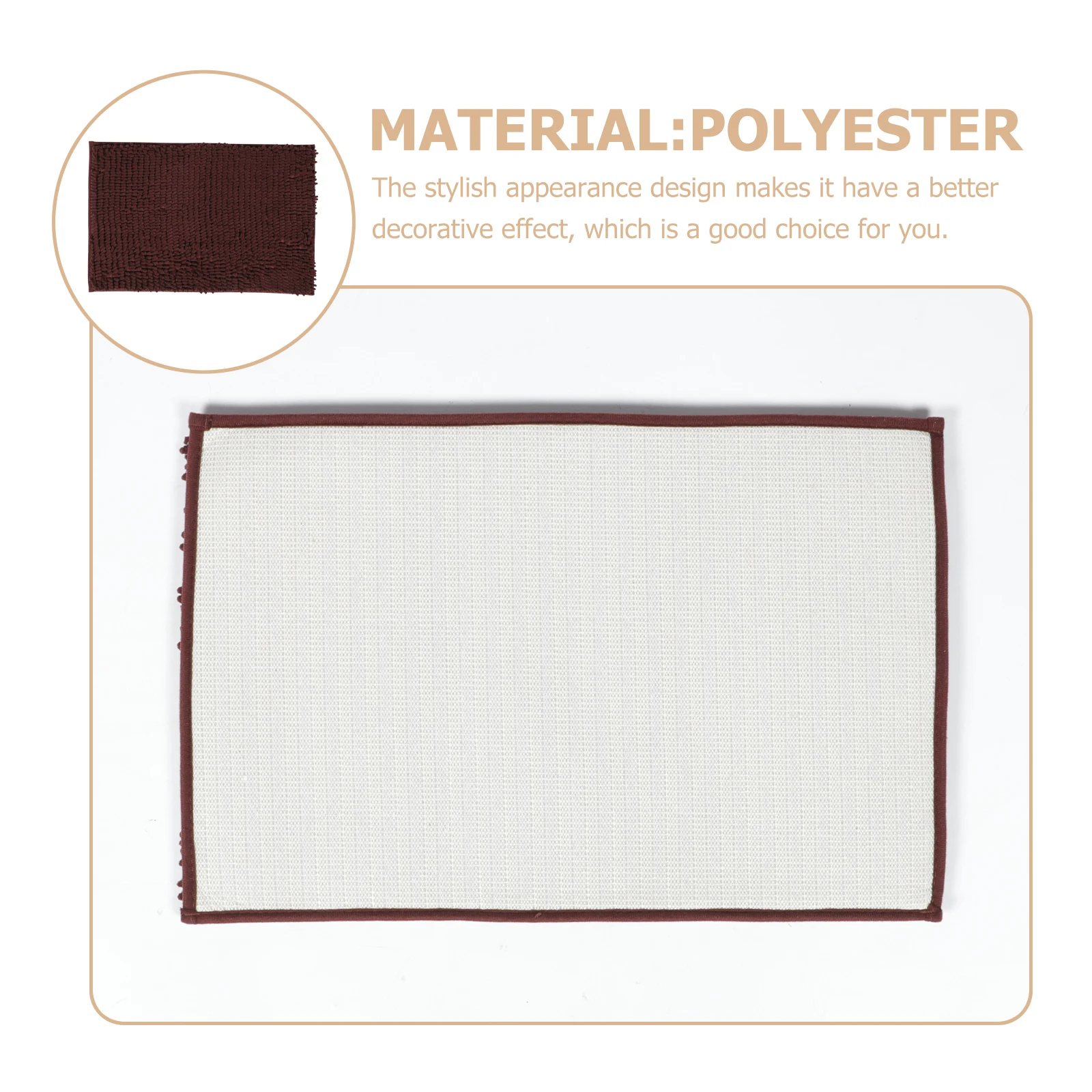 

Anti-Skid Floor Bathroom Pad Non-Slip Water Absorption Door Decorative Entryway Mat Household Ground Mat Soft