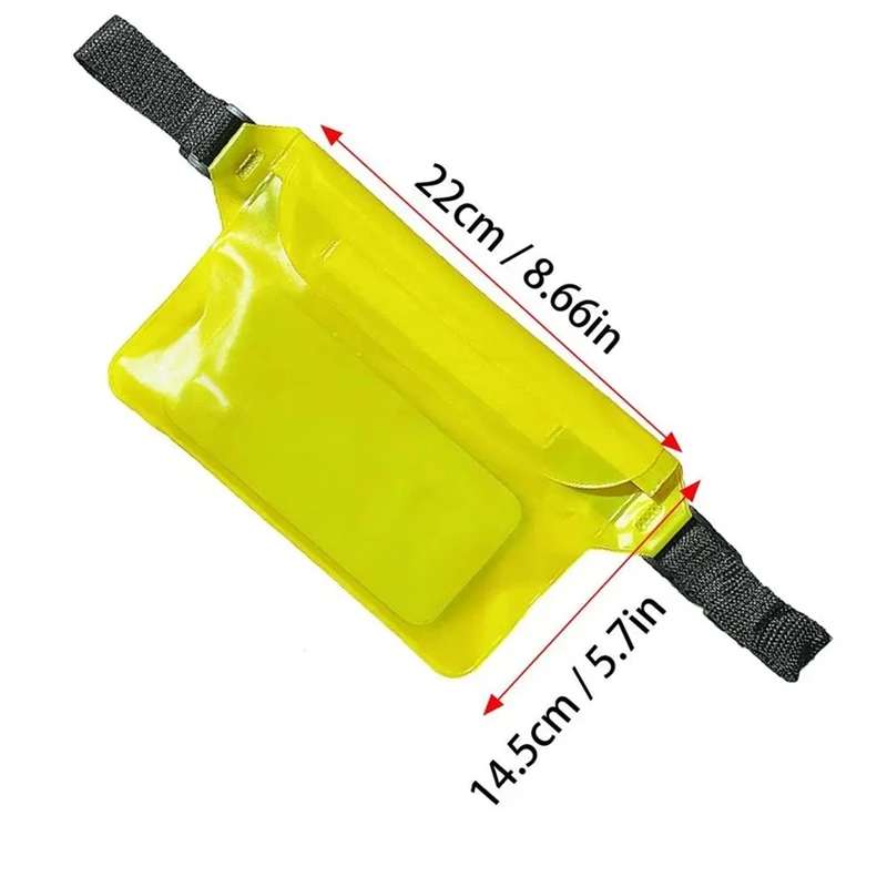 حقيبة سباحة مقاومة للماء من بولي كلوريد الفينيل ، انزلاق للتزلج ، الغوص ، حزمة خصر الكتف ، حقائب هاتف خلوي تحت الماء ، غطاء حافظة للشاطئ ، جديد