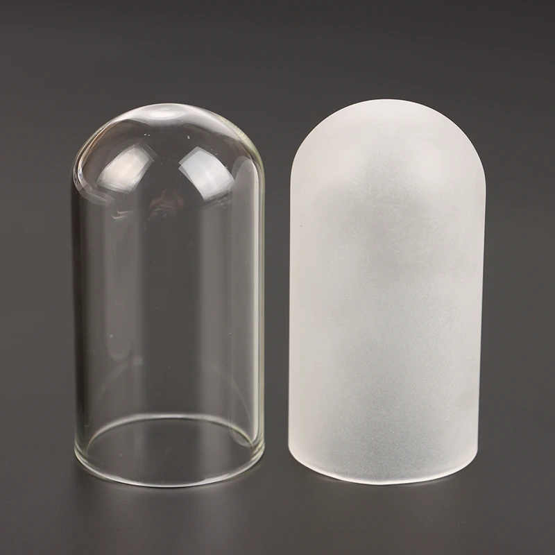 Tubular G9 Glass Cover Threaded Neck Lamp Shade Replacement Parts Sturdy Glass Protectant Tube Frost Cover For G9 Bulb