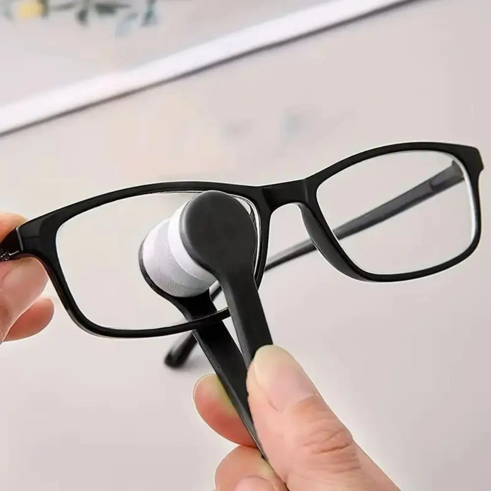 5Pcs Two-side Sun Glasses Cleaning Brush Creative Mini Size Glasses Cleaning Wipe Quick Wiping Superfine Fiber