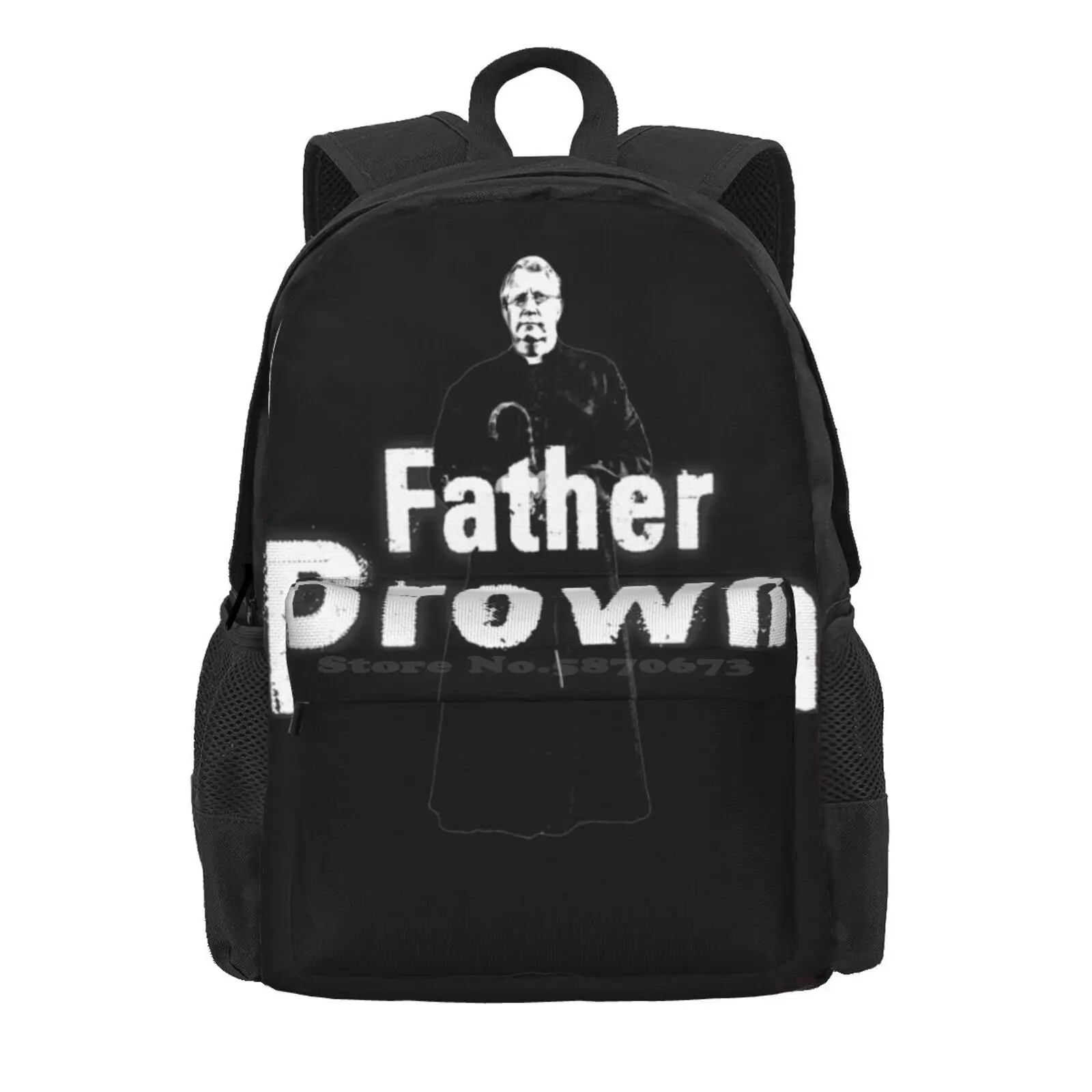 Father Brown Hot Sale Schoolbag Backpack Fashion Bags Gk Chesterton G K Innocence Of Father Brown Fr Brown Mystery Mysteries