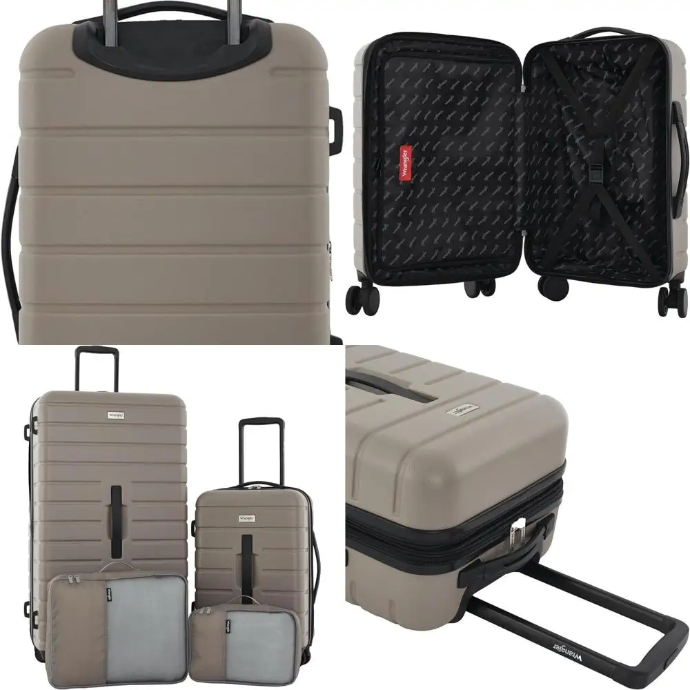 

Комплект из 4 леггинсов Wrangler с высокой посадкой, темно-серого цвета пустыни