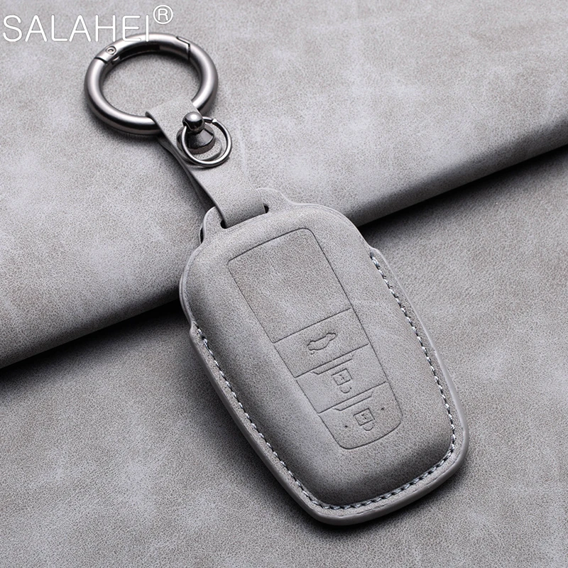 Car Key Case Cover Keychain For Toyota Chr Rav4 Auris Avensis Prius Aygo Camry Corolla Land Cruiser 200 Prado Crown Accessories