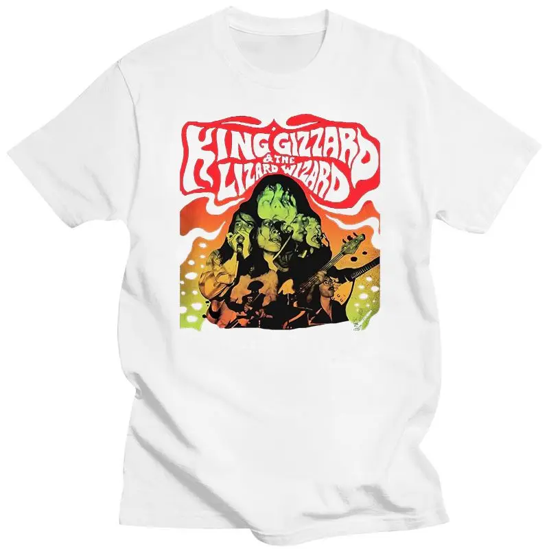 New King Gizzard And The Wizard Lizard T Shirt Psychedelic Rock Australian Music 1 Graphic Tee Shirt