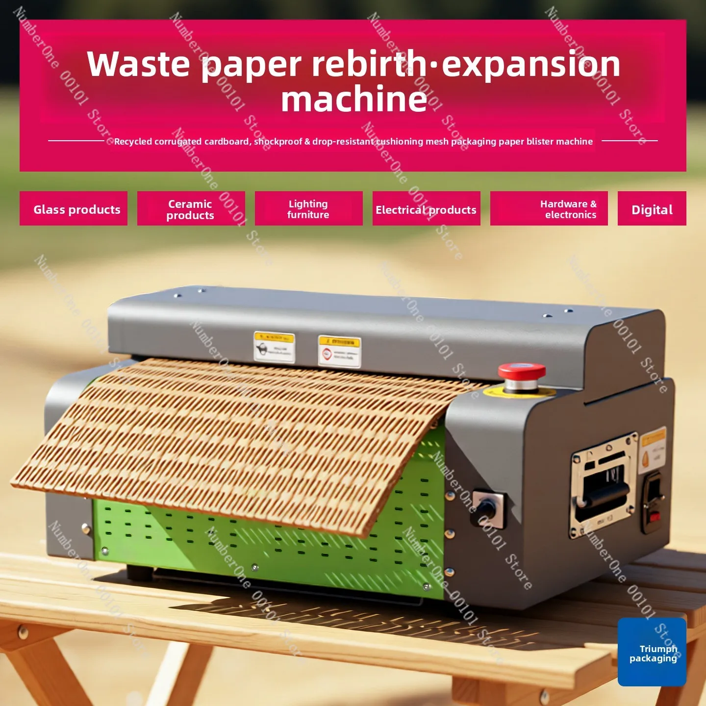 Carton Expanding Machine Packaging Cardboard Mesh Strip Express Buffer Filling Corrugated Paper Cutting Machine Slitting Export