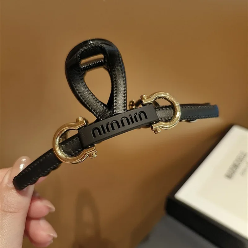 مشابك شعر على الطراز الفرنسي على الموضة للنساء، أغطية رأس فاخرة خفيفة، ملحقات مشبك شعر أنيق عالي الجودة ﻿