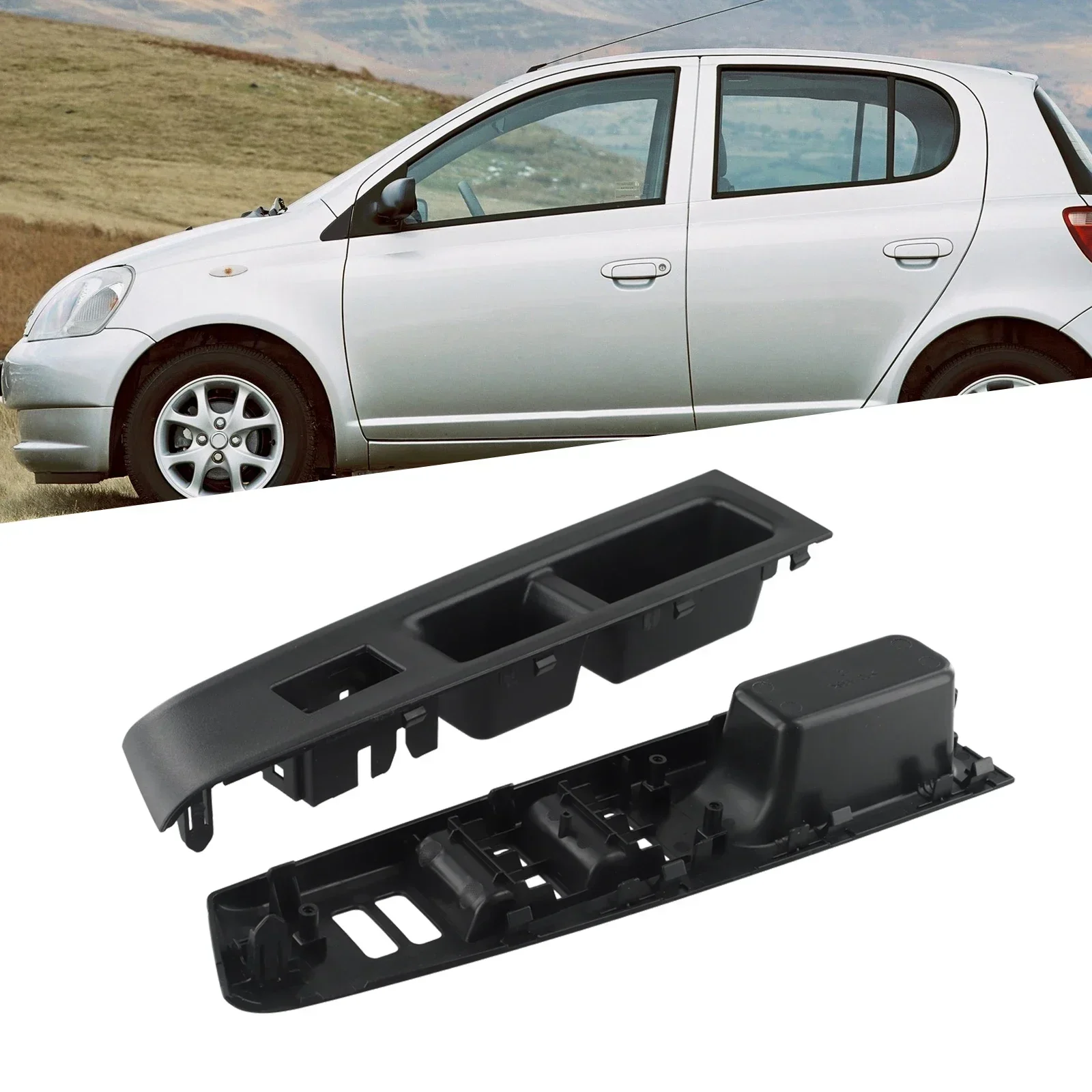 2pcs Car Front Armrest Upper Panel Right +left For Toyota For Vitz 2010-2014 OEM 74232-52570-C0 / 74231-52630-C0 RHD Model