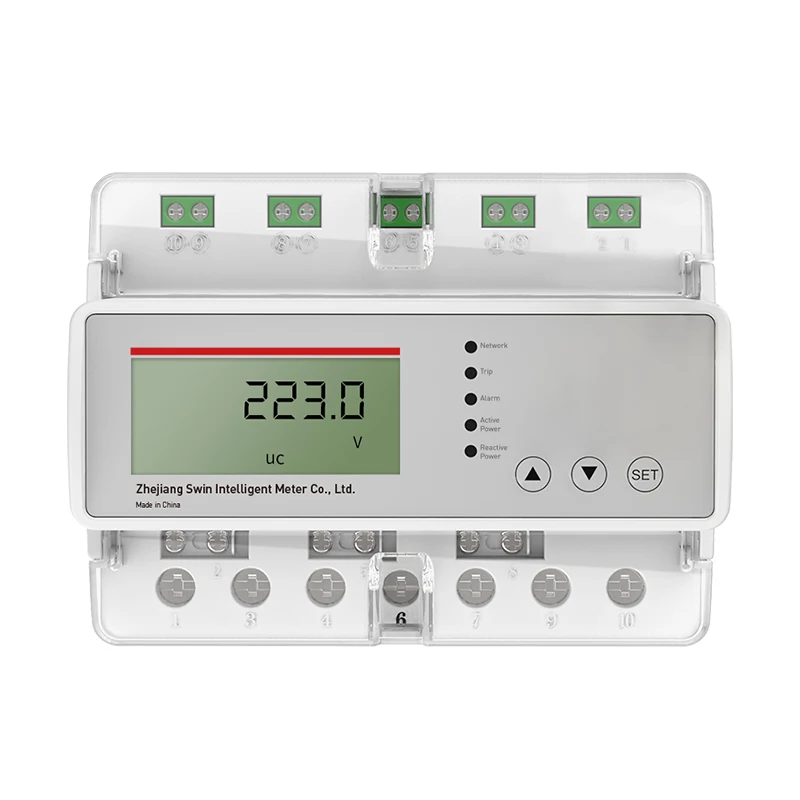 Din Rail Mounted Smart Prepaid Remote Reading App IoT Power Meter 4G Communication 3 Phases Energy Meter Electric Meter