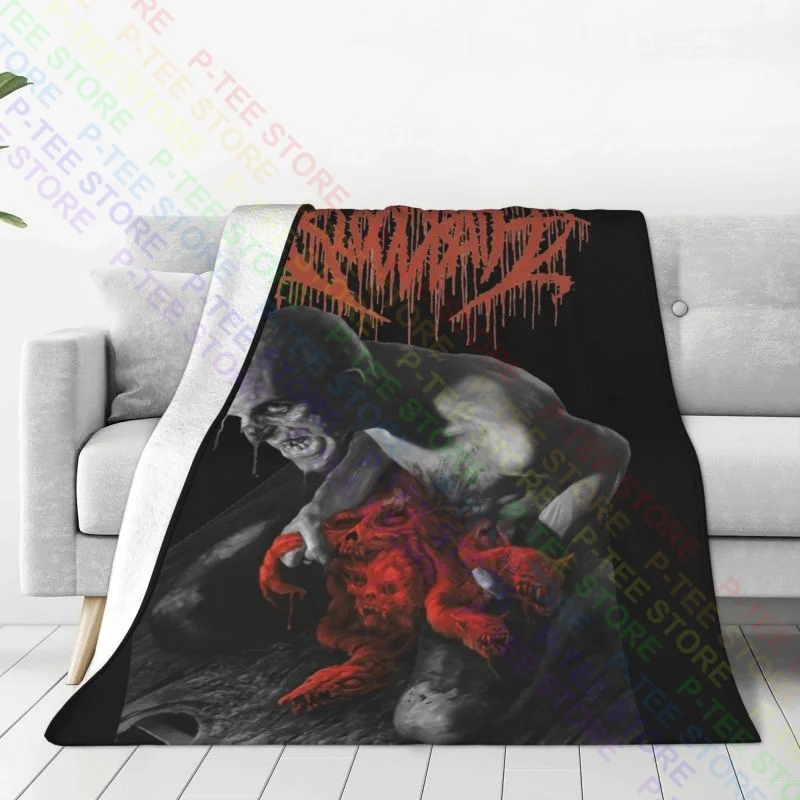 Bloodbath-Nightmares Made Flesh Ss Entombed Dismember Katatonia Blanket Thicken Home Decor Faux Fur Mink