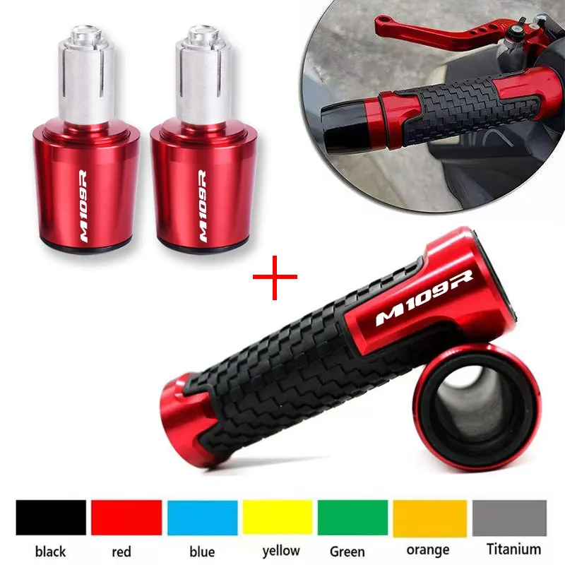 

For Suzuki Boulevard M109R M 109R M109 R CNC Motorcycle Accessories 7/8"22mm Handle grips handlebar grip ends Plug