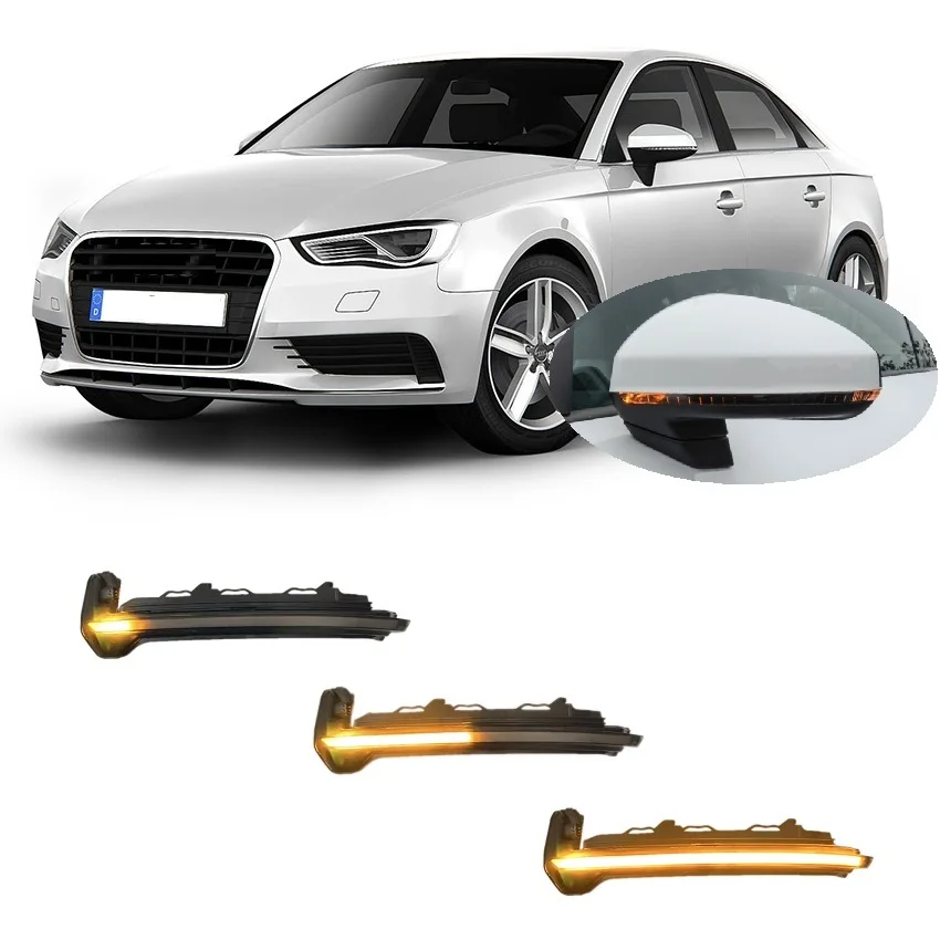 for Audi A3 S3 8V 8VA 8V1 8VS 2012 -  2020 Dynamic LED Indicator Turn Light Signal
