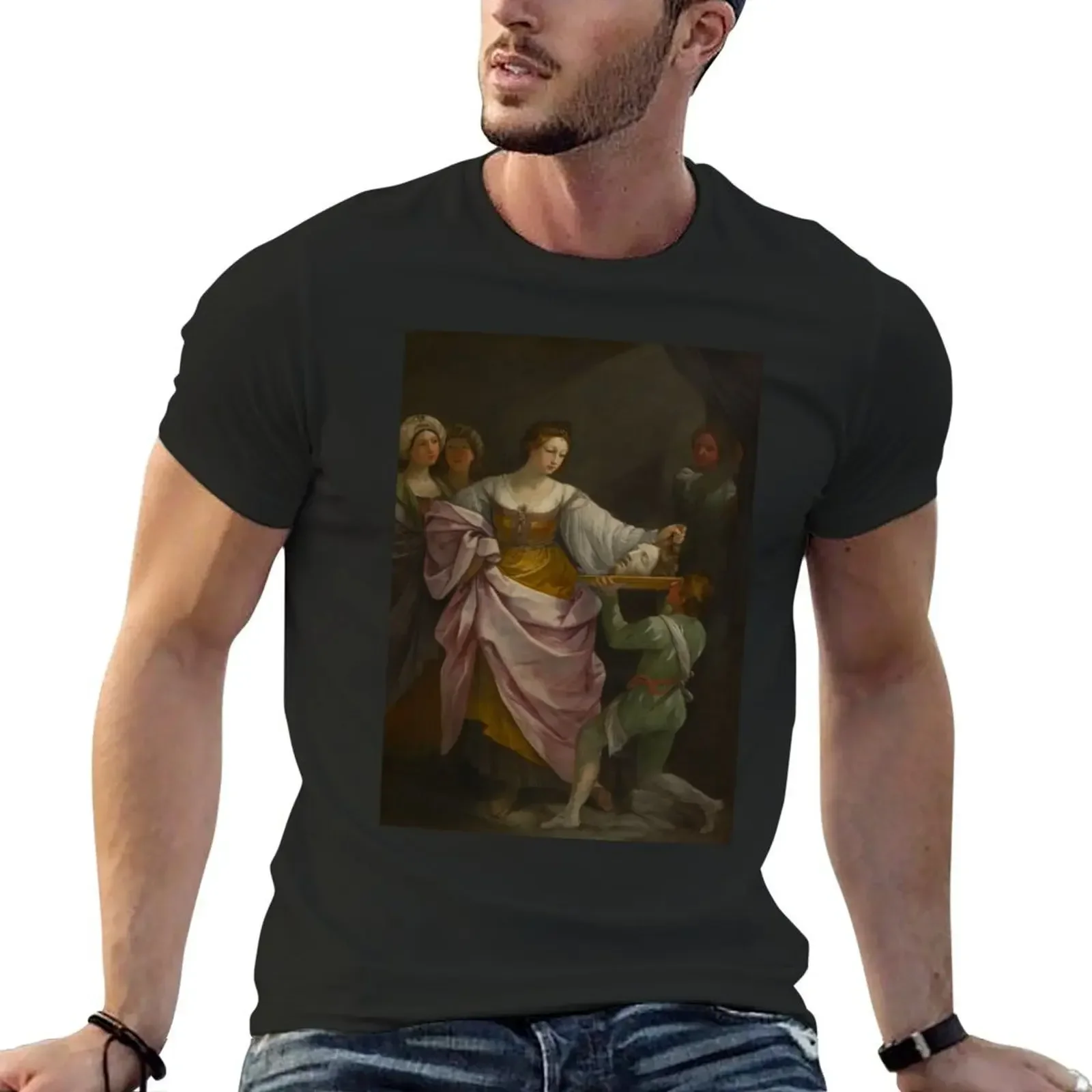 

Salome with the Head of Saint John the Baptist T-Shirt customizeds vintage graphic tee cute tops cotton t shirt men