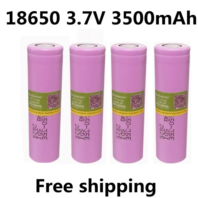 2021New Original made in Korea18650 3500mAh 20A discharge INR18650-35E 3.7v 18650 battery 3.7V rechargable Battery