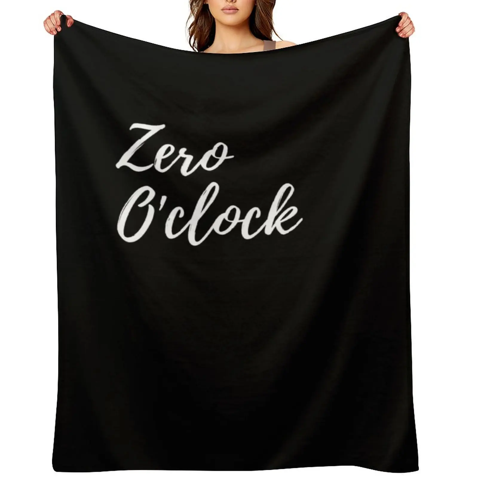 Zero o'clock Throw Blanket Baby Quilt Thins wednesday Blankets