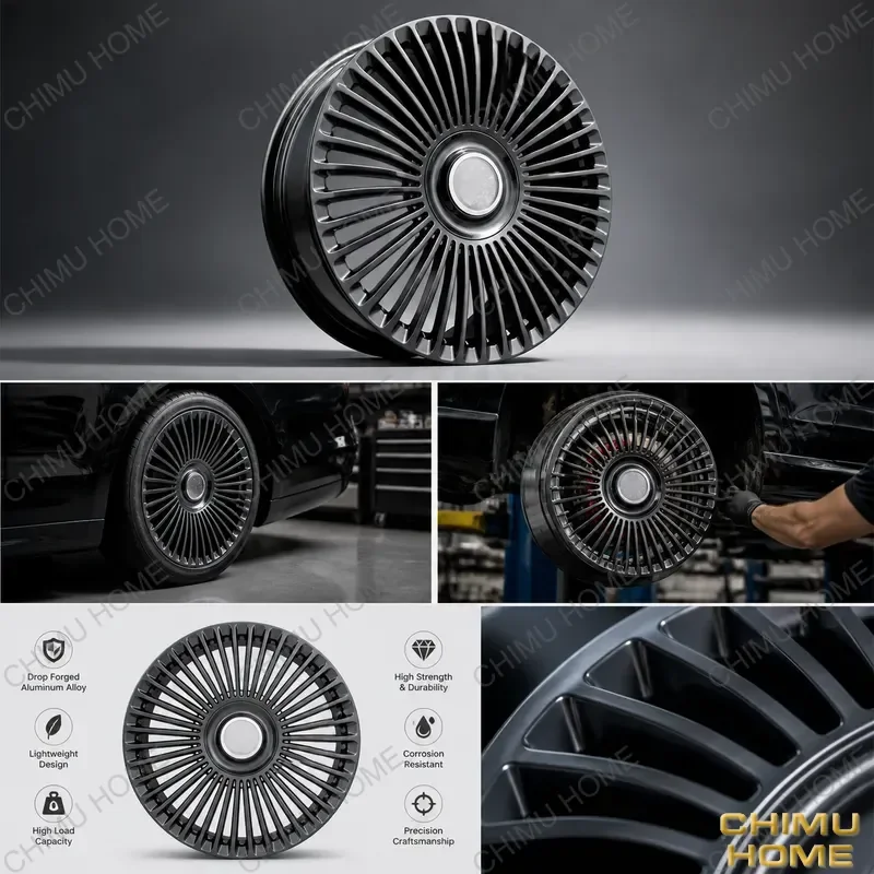 【CHIMU HOME】18-21 Inch Forged Aluminum Alloy Wheel Rims 5x112 5x114 Direct Replacement for High-Performance Sports Car OEM