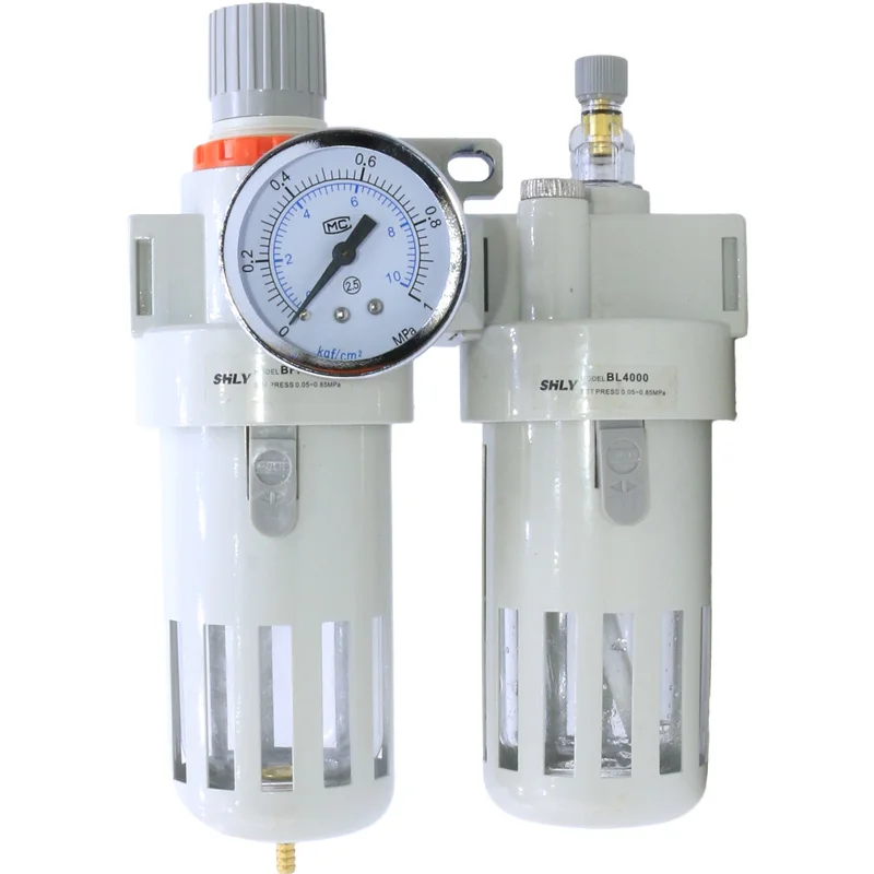 

Пневматический масло-водяной сепаратор BFC4000, двухкомпонентный фильтр, редукционный клапан BFR4000 + масляный туман BL4000