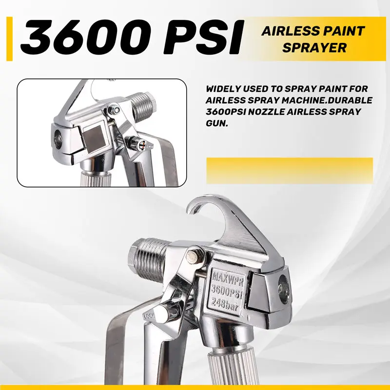 3600 PSI High Pressure Airless Paint Aluminum With 517 Nozzle Seat Grille For Airless Sprayer-A23R