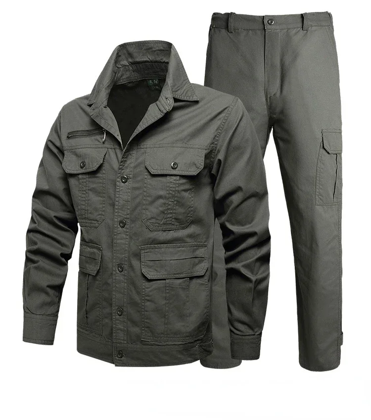 Abbigliamento da lavoro estivo da uomo, abbigliamento da caccia tattico resistente Softair, tuta tattica, set uniforme militare per uomo, abbigliamento da lavoro