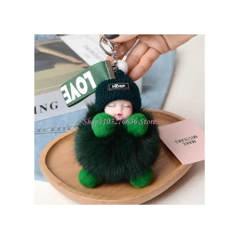 R6FD LLADCA FANCHA Decoraciones bolso para bebés para bebés Soft lindo llavero regalo