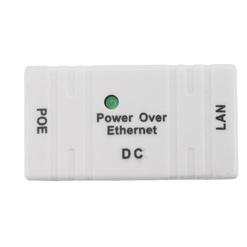 100 Mbps 5V 12V 24V 48V/1A BJW POE Injector Power Splitter For IP Camera POE Adapter Module Replacement -White