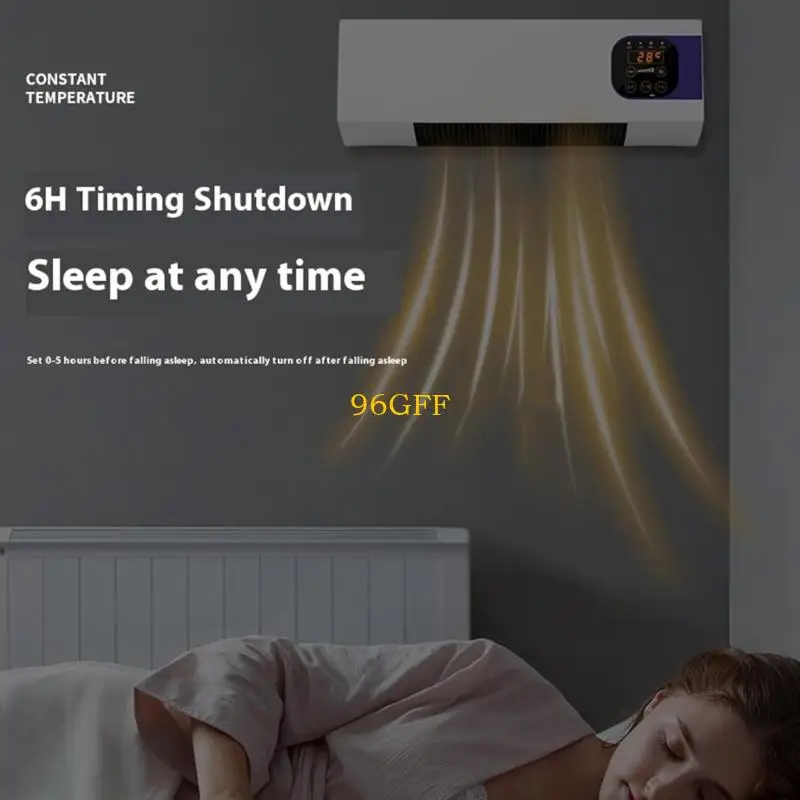 96GF غرفة صغيرة مكيف الهواء تبريد درجة حرارة الجدار القابل للتعديل التحكم عن بعد تحكم مكيف الهواء السخان الكهربائي