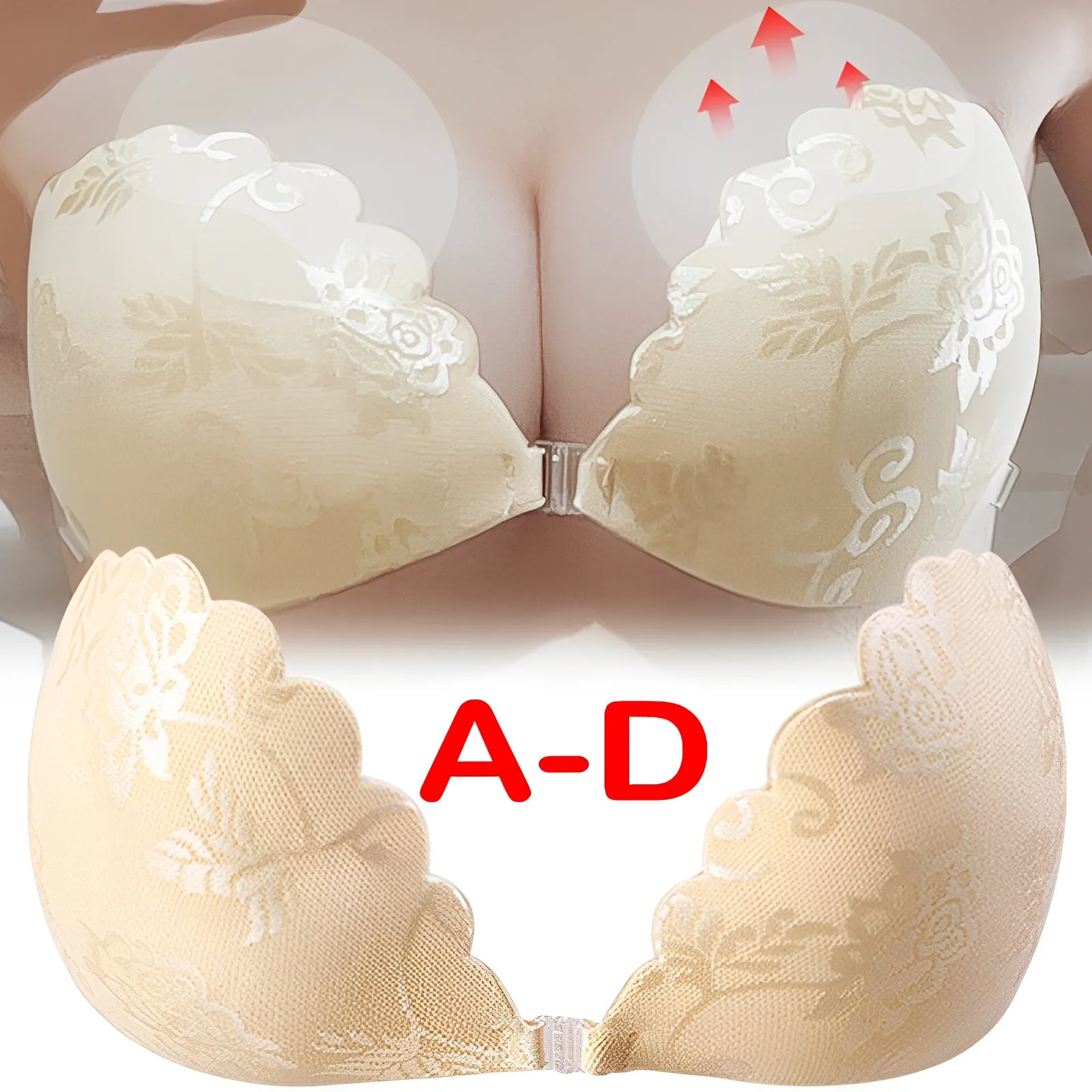 

Invisible Strapless Adhesive Stick Bra Strapless Push Up Bras Women Sexy Backless Lingerie Seamless Silicone Bralette Underwear